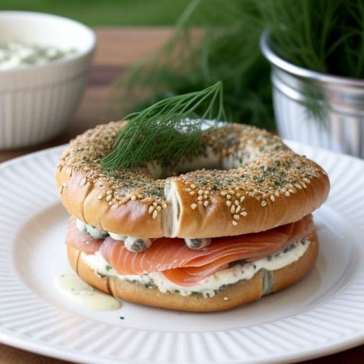 Smoked Salmon Bagel