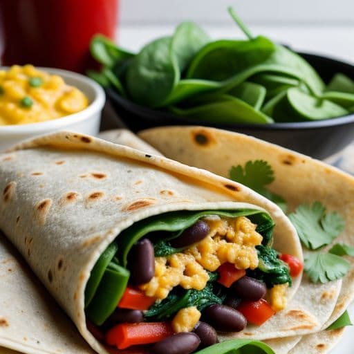 Vegetarian Breakfast Burrito